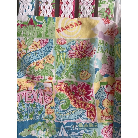 Lilly Pulitzer State Of Mind Ricci Shift Dress Patchwork Women’s Size 0 - Picture 6 of 13
